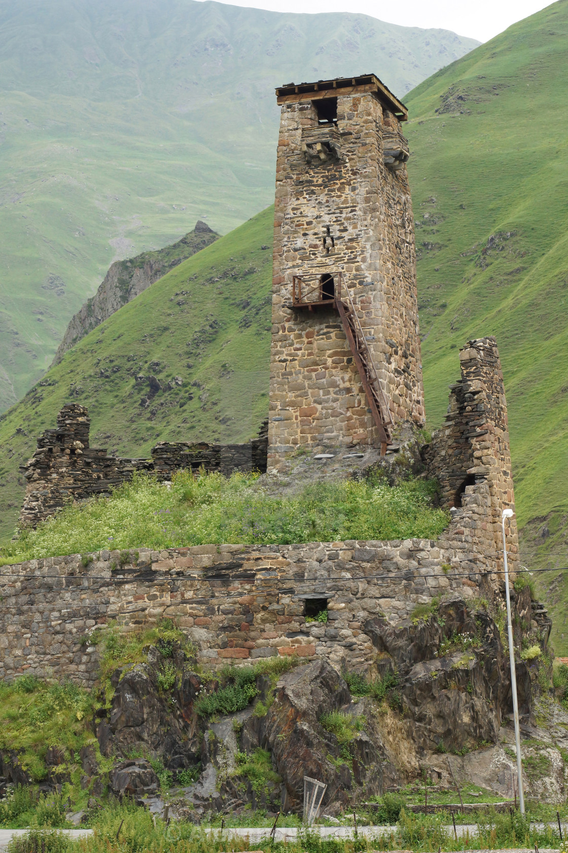 "Castle ruin, Georgian Military Road, Georgia" by Alexander Ludwig - $6.32 "Castle ruin, Georgian Military Road, Georgia" stock image