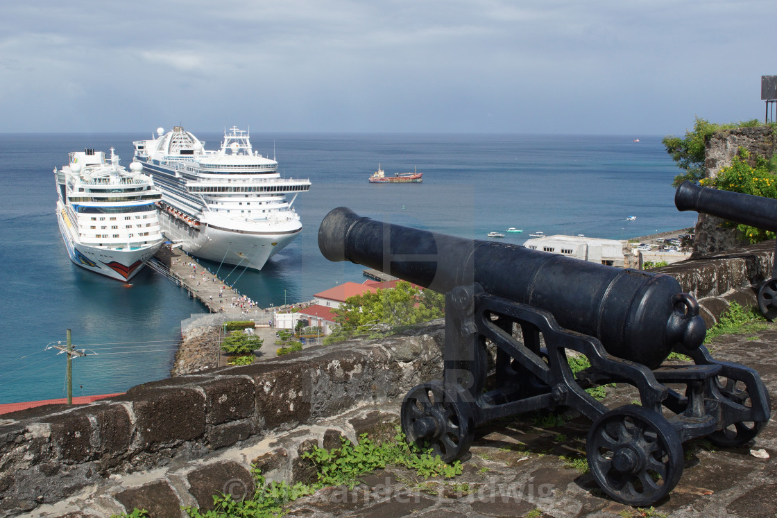 "Saint Georges, Grenada, Caribbean" by Alexander Ludwig - $6.29 "Saint Georges, Grenada, Caribbean" stock image