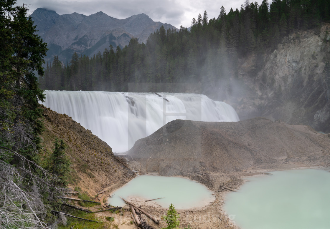 "Wapta Falls, Yoho National Park, British Columbia, Canada" stock image