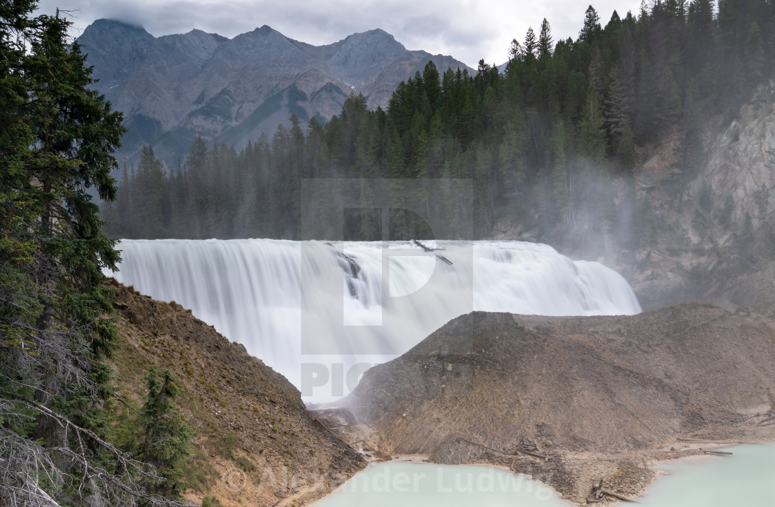 "Wapta Falls, Yoho National Park, British Columbia, Canada" stock image