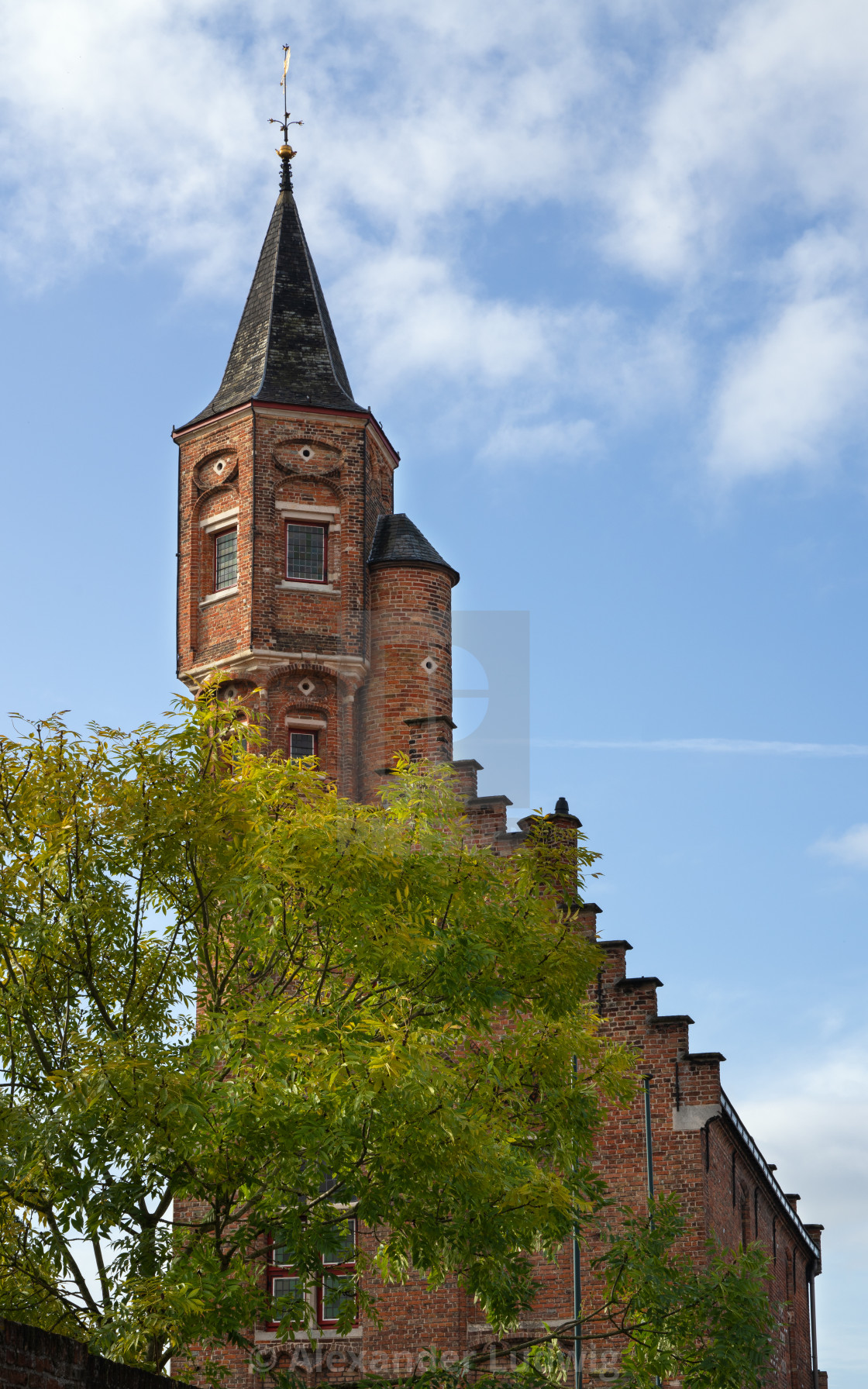 "Historic city of Bruges, Belgium" stock image