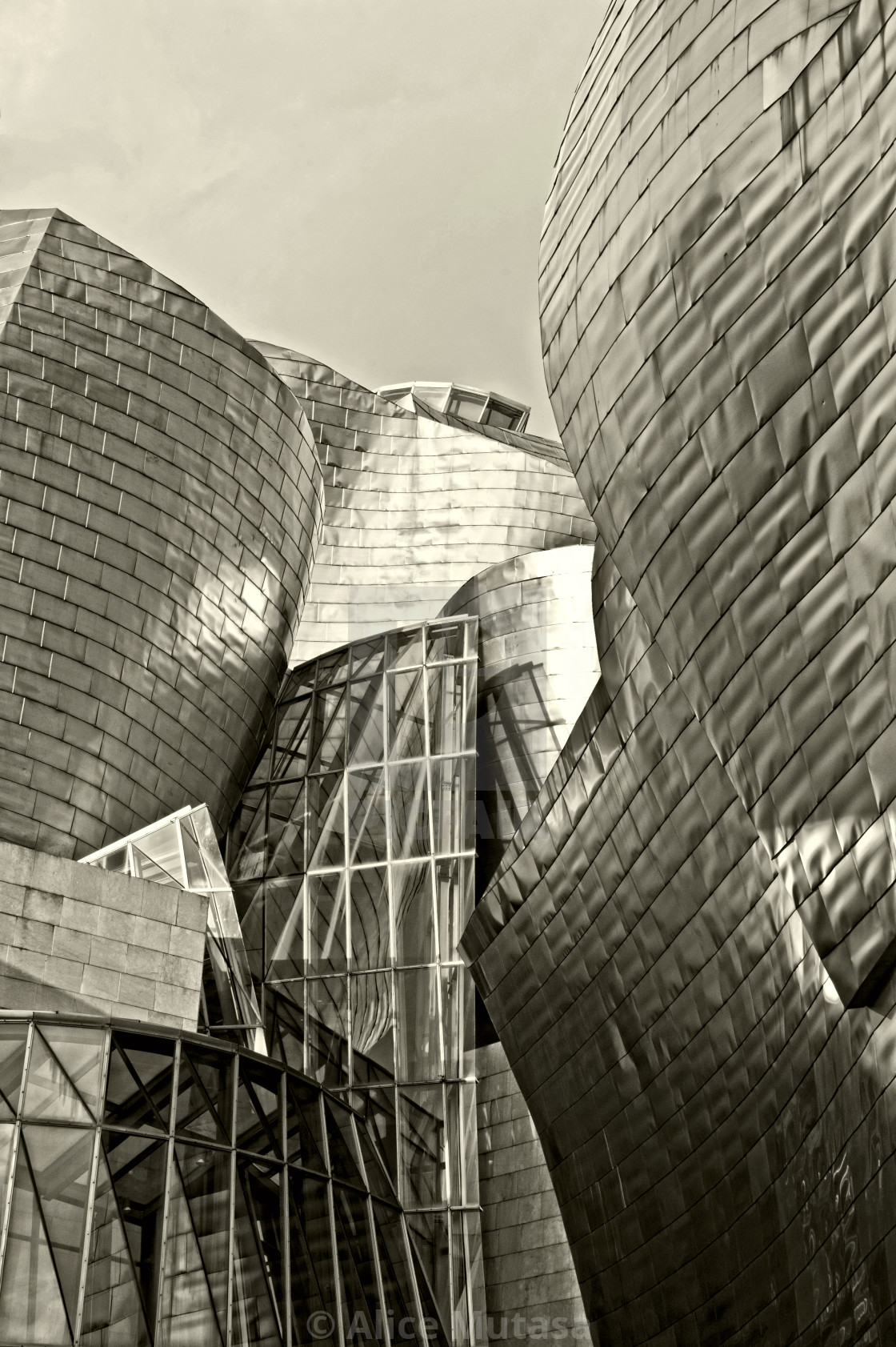 "Guggenheim museum, Bilbao, Spain" stock image