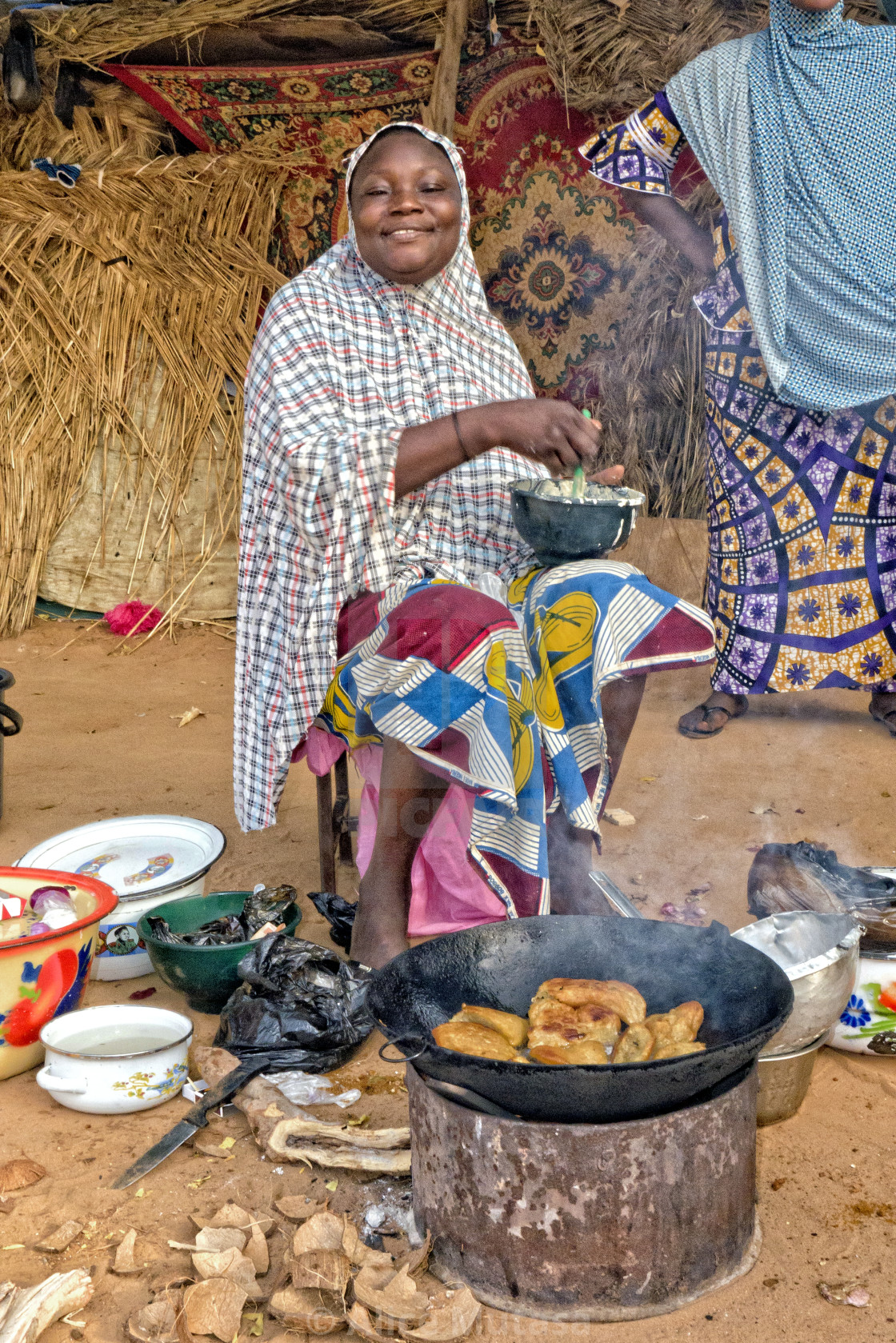 "Street food - Niamey, Niger" by Alice Mutasa - $57.15 "Street food - Niamey, Niger" stock image