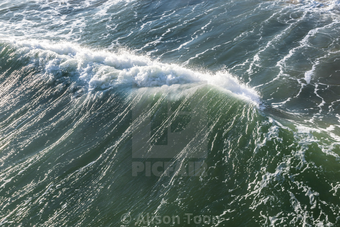 "Wave action" by Alison Toon - £12.40 "Wave action" stock image