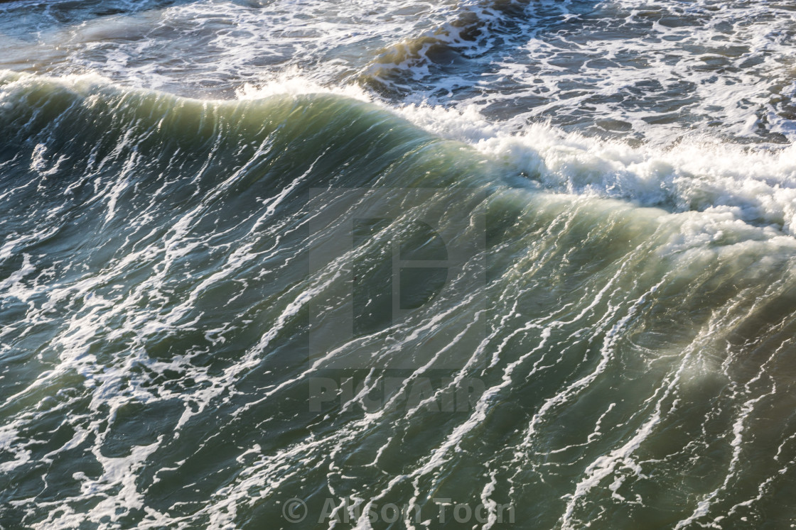 "Wave action" by Alison Toon - £12.40 "Wave action" stock image