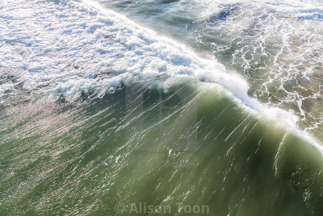 "Wave action" by Alison Toon - £12.40 "Wave action" stock image