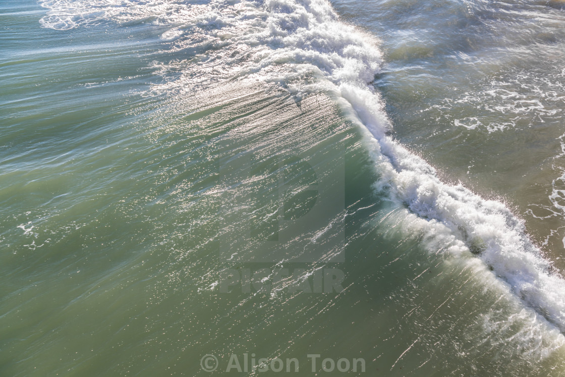"Wave action" by Alison Toon - £12.40 "Wave action" stock image