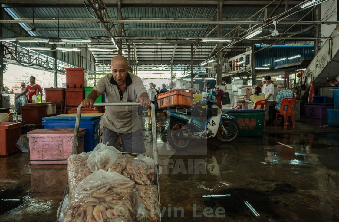 "Fish Market" stock image