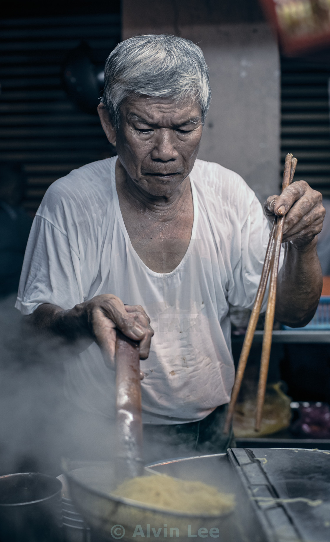 "Street Hawker" stock image