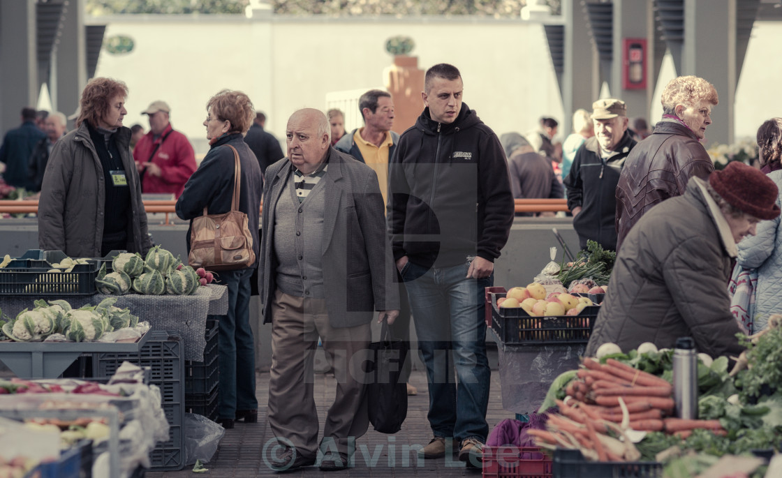 "Market Day" stock image