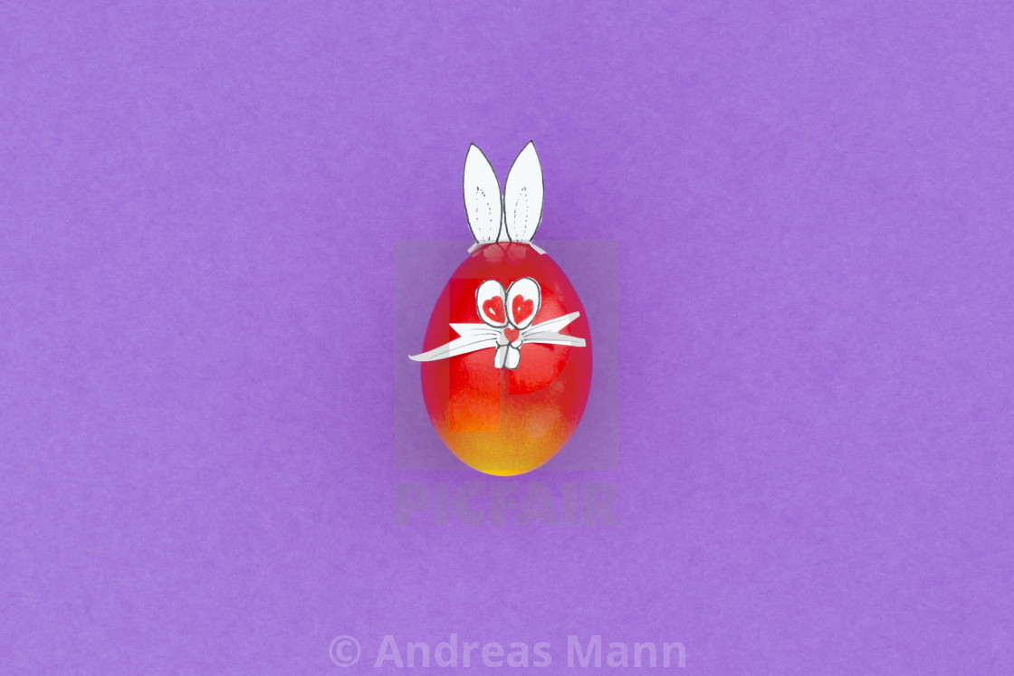 "Funny colorful easter egg bunny" by Andreas Mann - $4.48 "Funny colorful easter egg bunny" stock image
