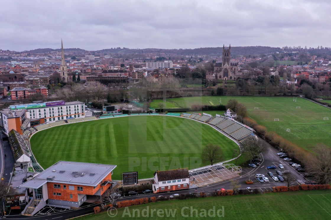 Worcester cricket ground - License, download or print for £ | Photos |  Picfair