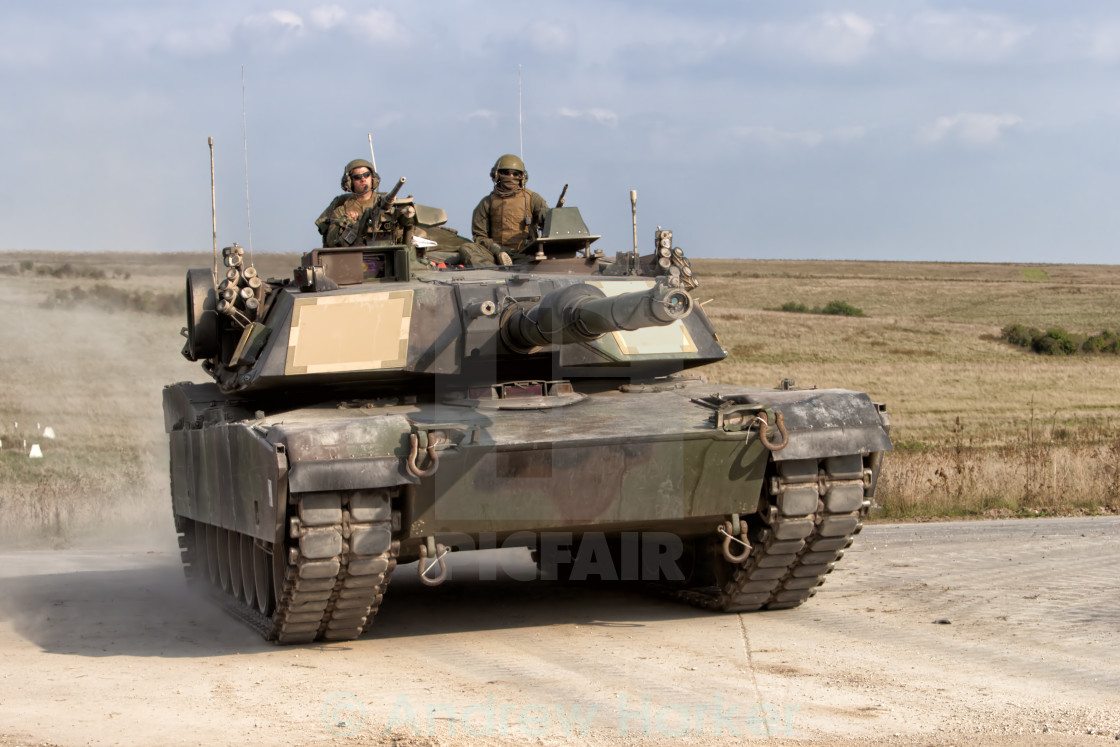 "M1A1 Abrams Main Battle Tank" by Andrew Harker - $15.16 "M1A1 Abrams Main Battle Tank" stock image