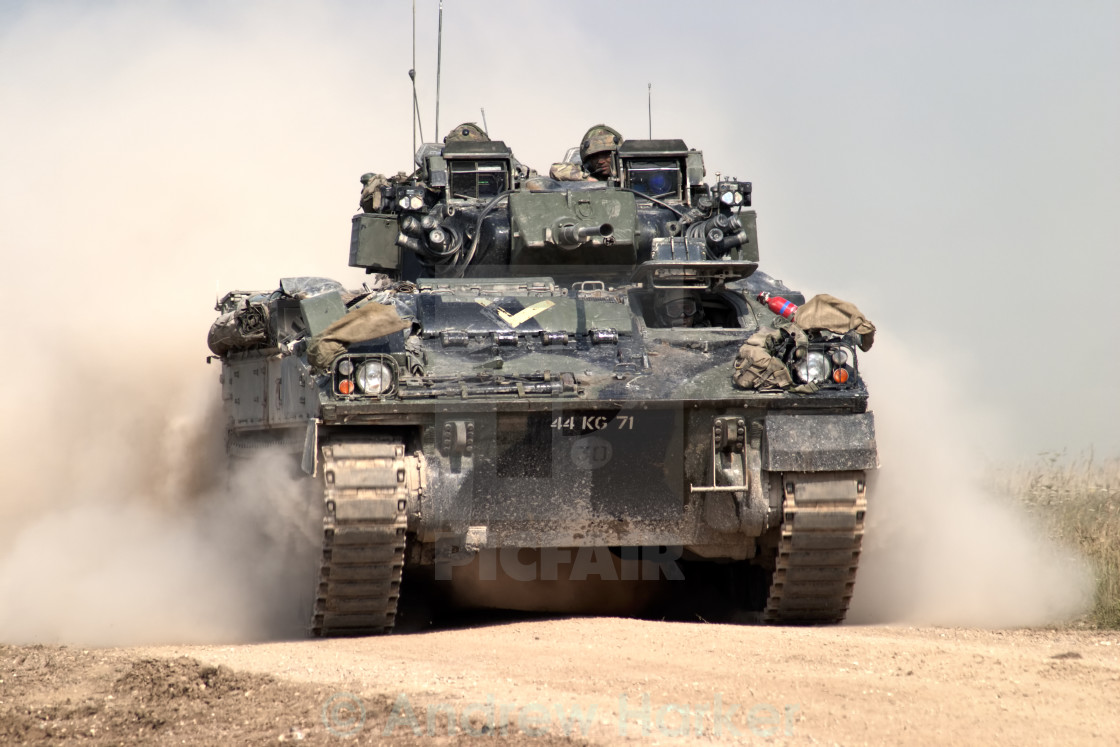 "British Army Warrior Infantry Fighting Vehicle" by Andrew Harker - $15.16 "British Army Warrior Infantry Fighting Vehicle" stock image