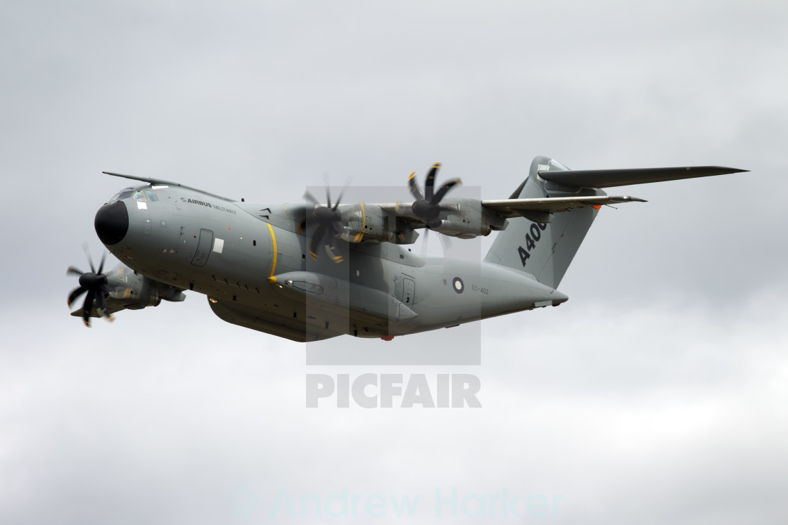 "Airbus Military A400M Atlas EC-402" by Andrew Harker - $15.16 "Airbus Military A400M Atlas EC-402" stock image