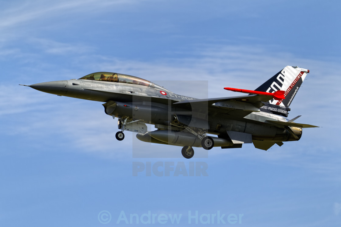 "SABCA F-16BM Fighting Falcon ET-204" stock image