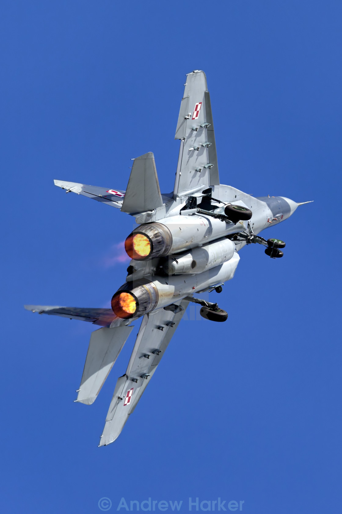 "MiG-29A Fulcrum A red 111" stock image