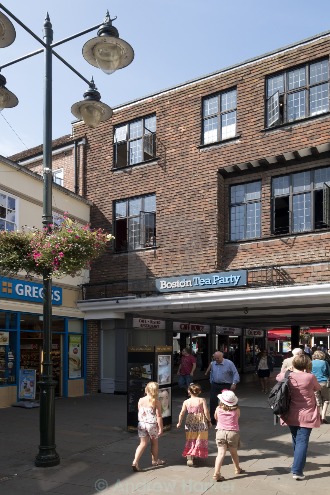 "Old George Mall shopping centre, Salisbury, Wiltshire, UK" stock image