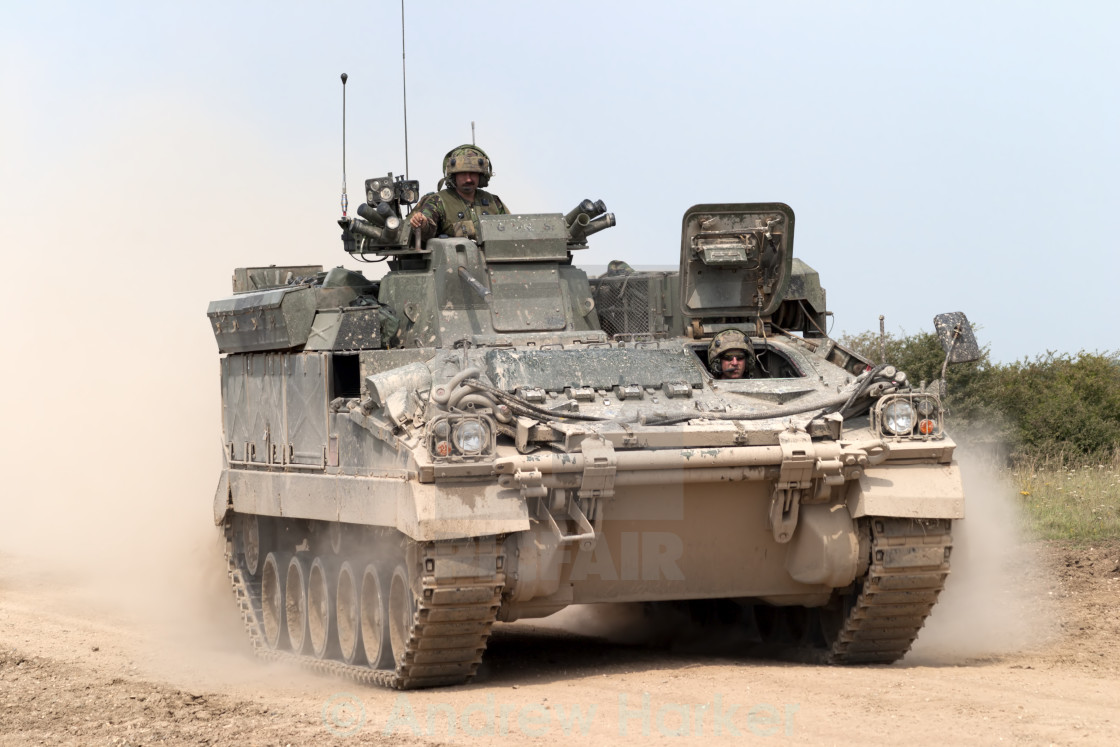 "FV512 Warrior Mechanised Repair Vehicle" stock image