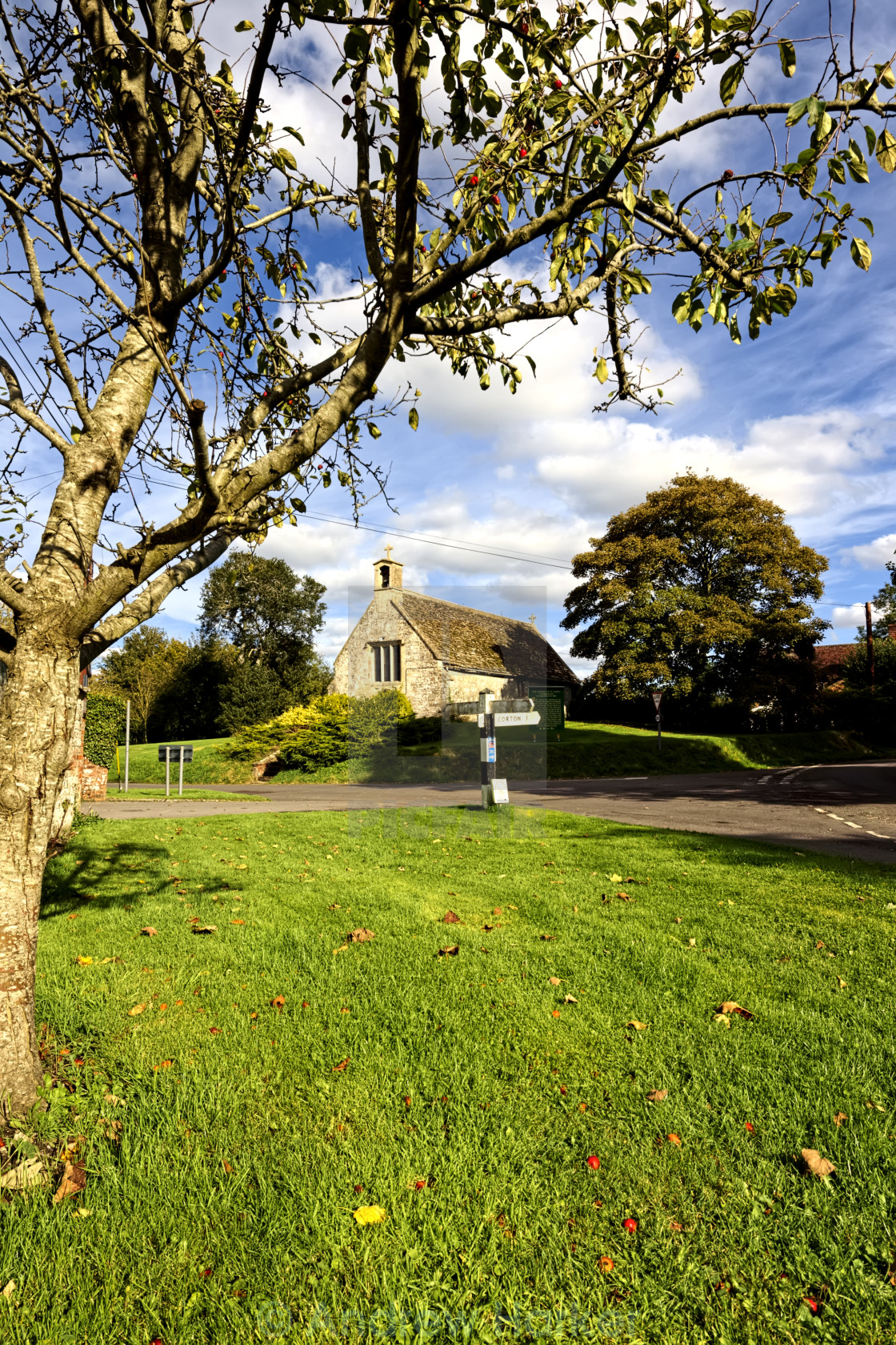 "St James Church, Tytherington, Wiltshire, UK" stock image