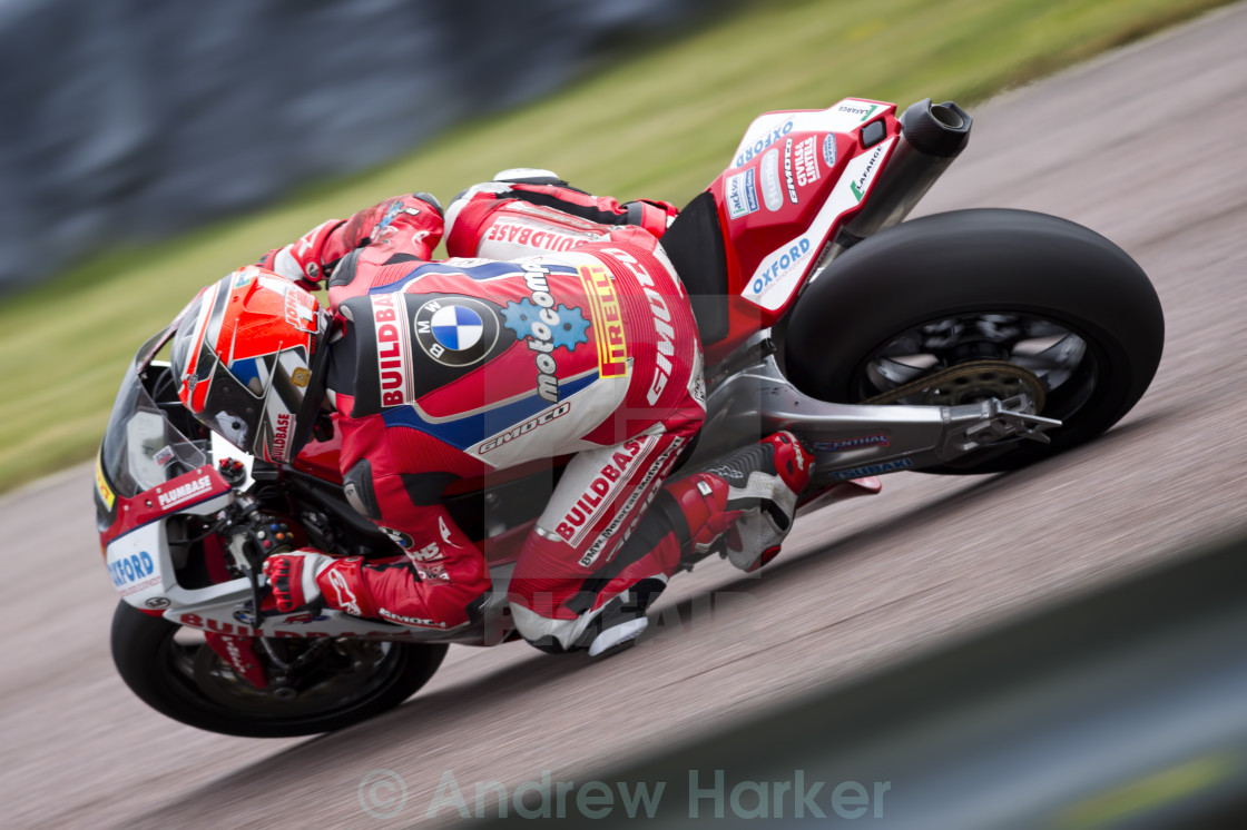 "BSB rider John Laverty Buildbase BMW Motorrad" stock image