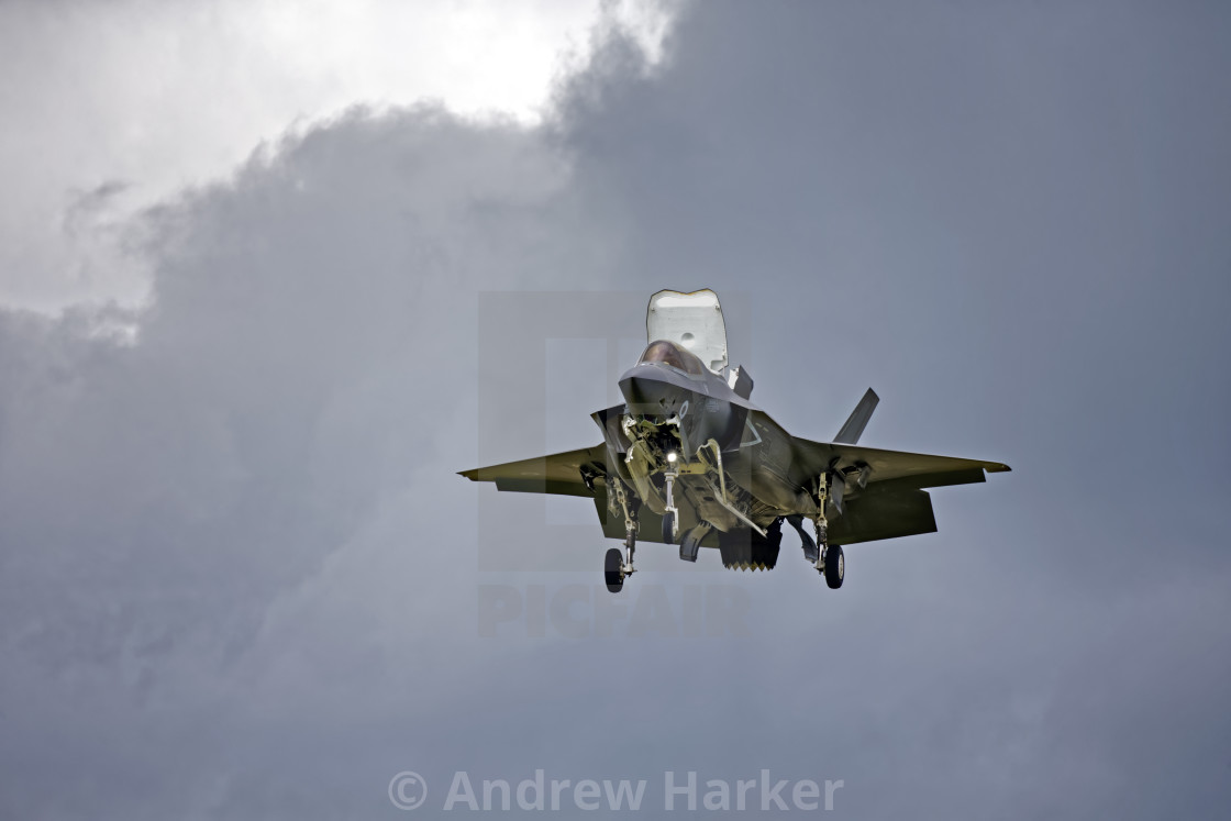 "RAF Lockheed Martin F-35B Lightning ll / VMFAT-501 ZM137" stock image