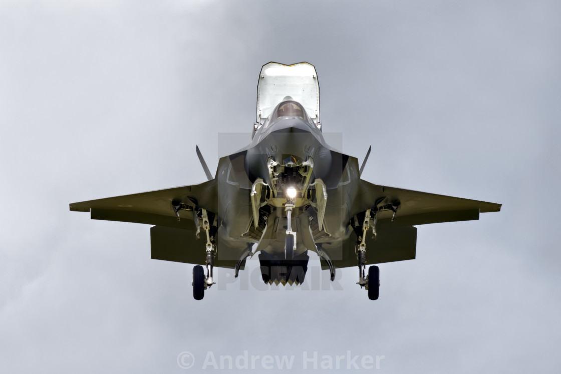 "RAF Lockheed Martin F-35B Lightning ll / VMFAT-501 ZM137" stock image