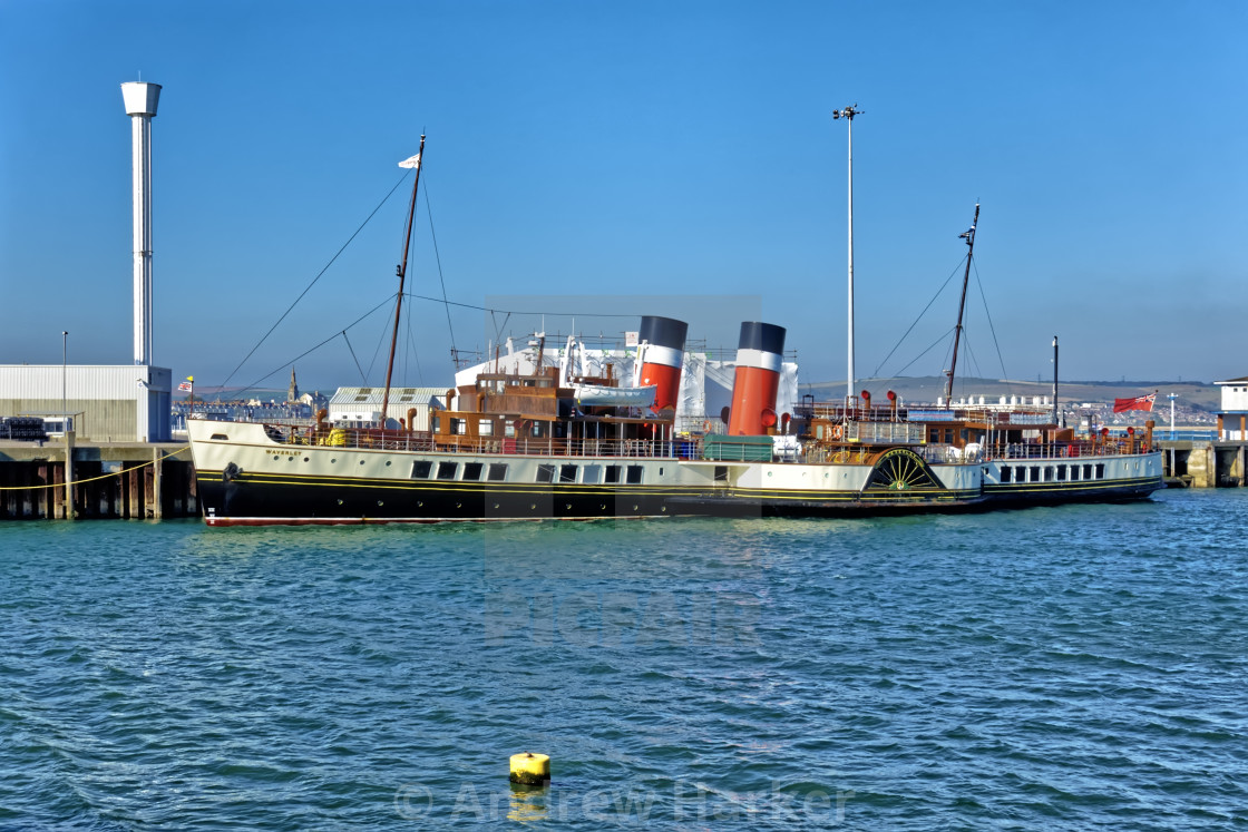 "The Paddle Steamer Waverley at Weymouth" by Andrew Harker - $15.16 "The Paddle Steamer Waverley at Weymouth" stock image
