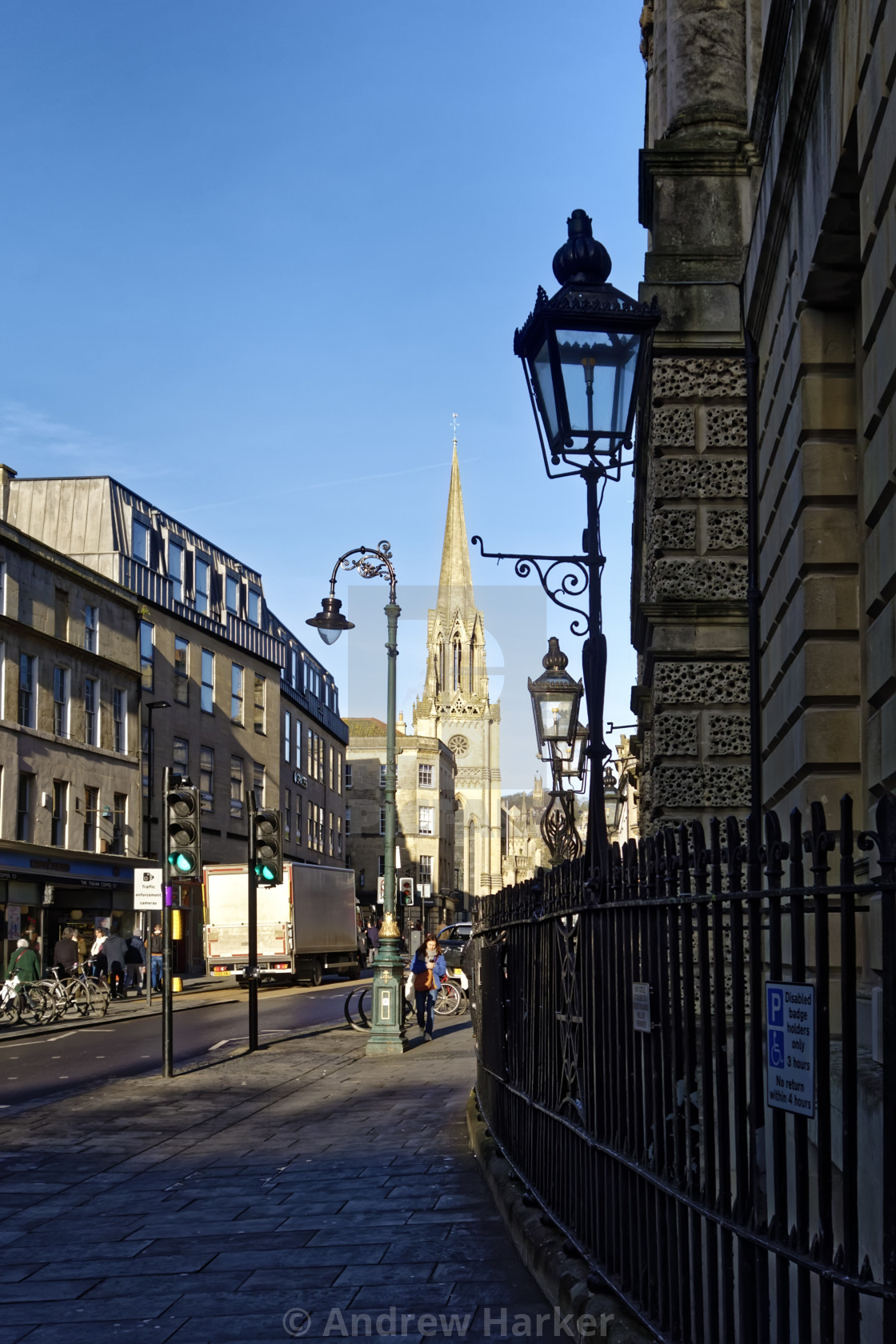 "High Street Bath" stock image