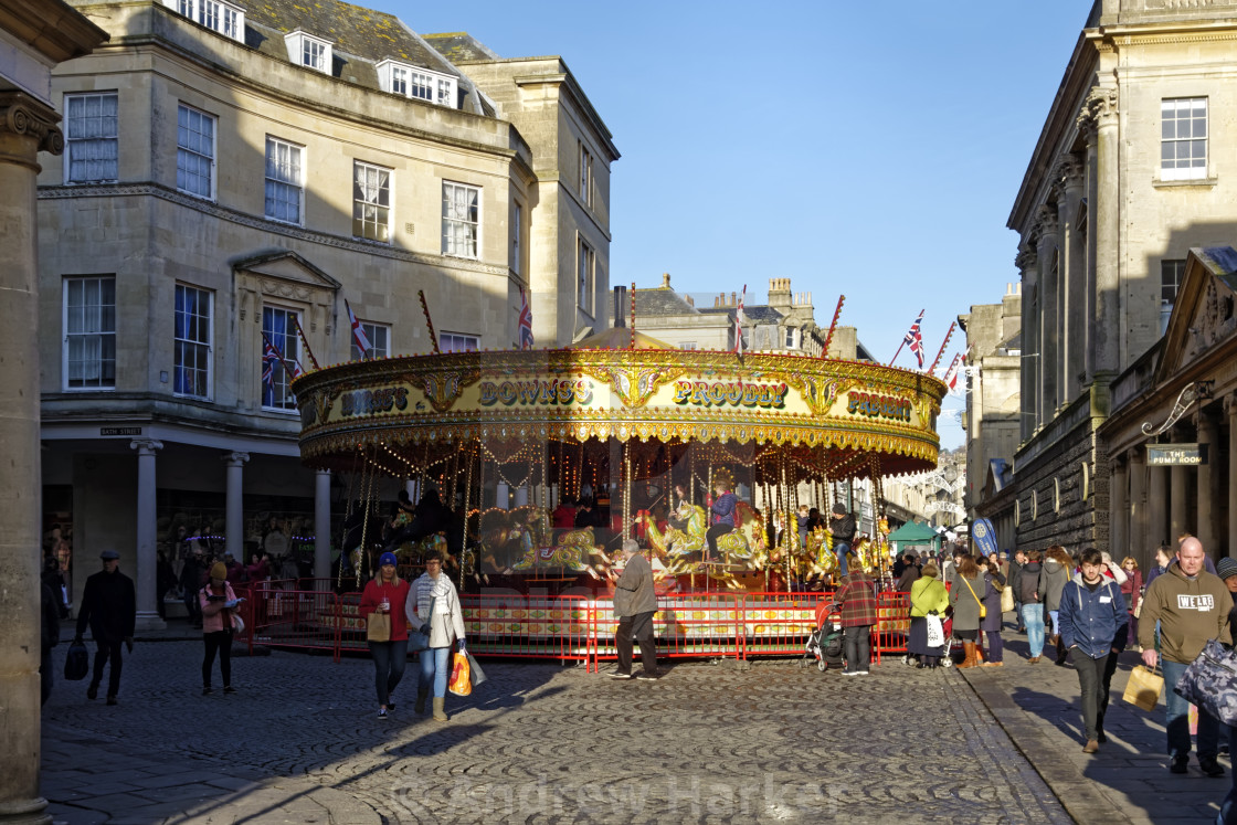 "Stall Street Bath" stock image