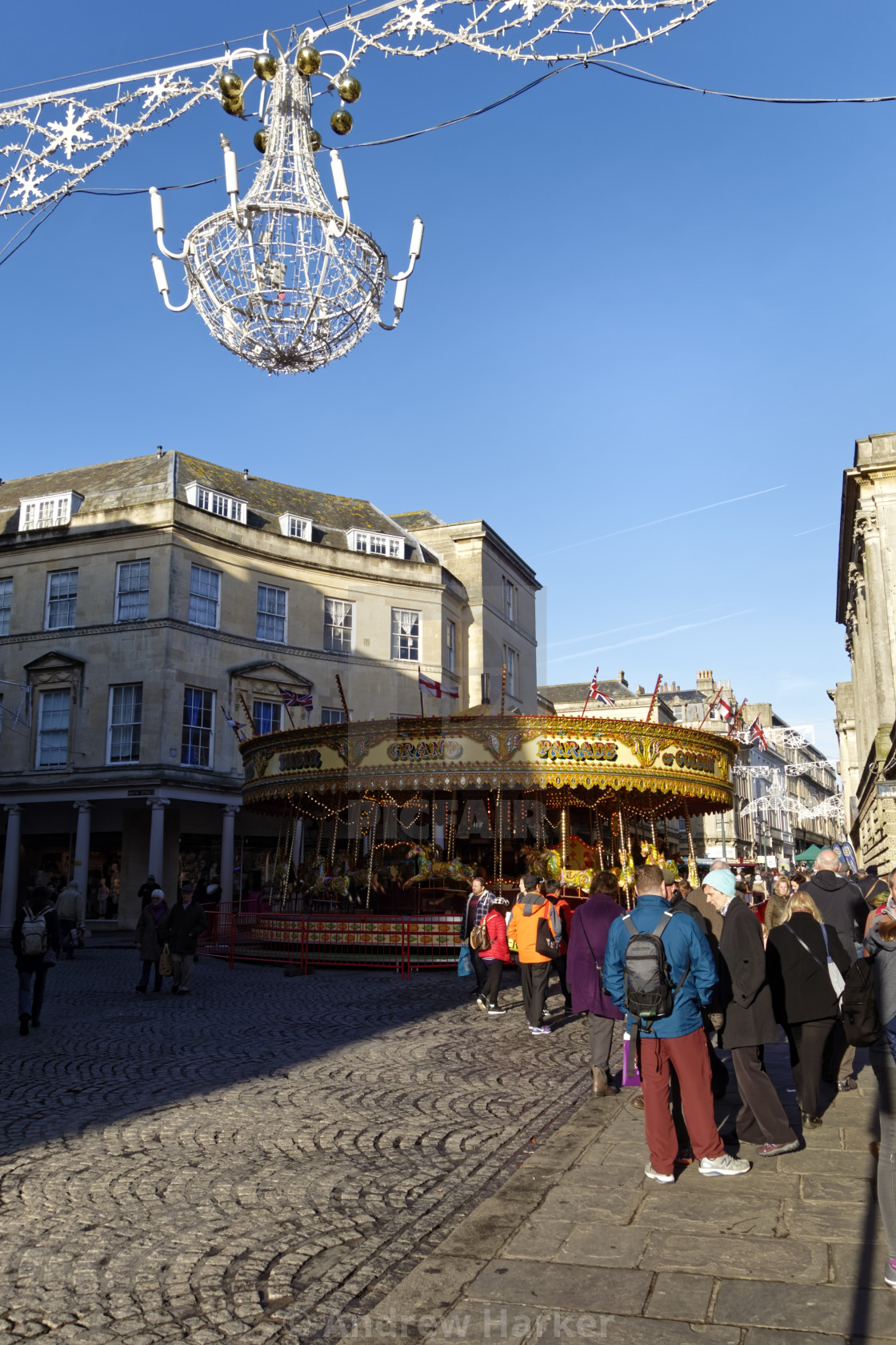 "Stall Street Bath Carousel" by Andrew Harker - $15.16 "Stall Street Bath Carousel" stock image
