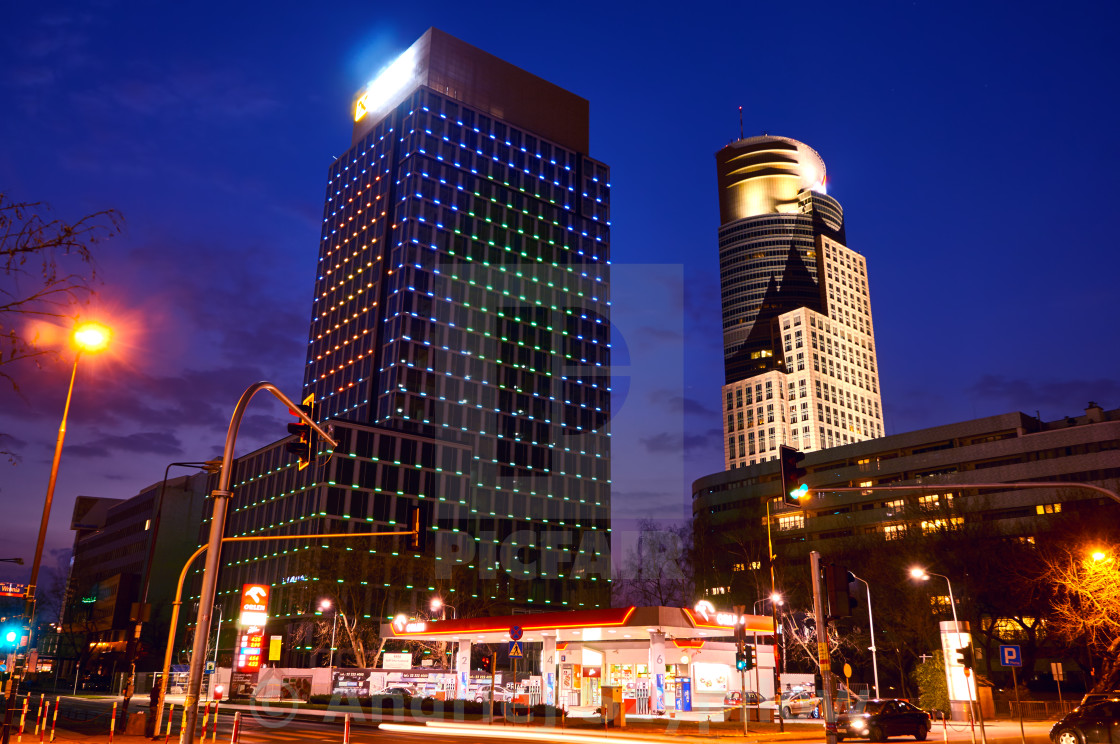 Warsaw Poland March 28 2016 Grzybowska 78 Street Office Building Prime Corporate Center Raiffeisen Polbank Offices License Download Or Print For 1 00 Photos Picfair