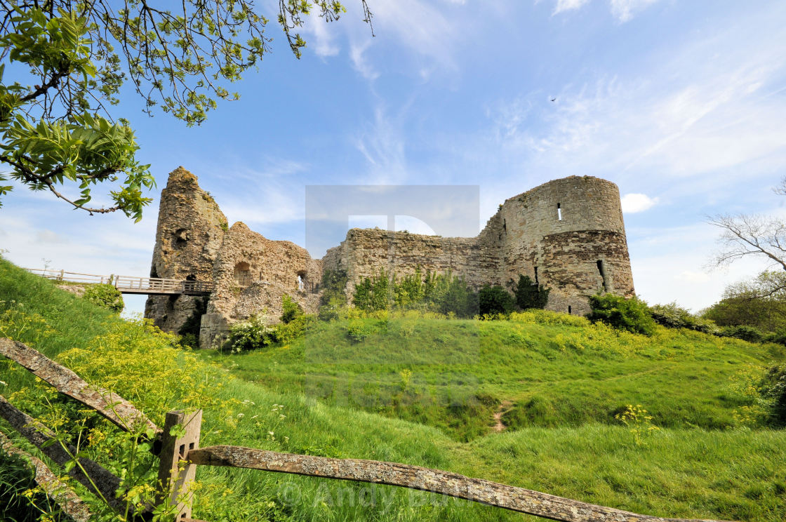 "Pevensey Castle, Pevensey, East Sussex, England" stock image