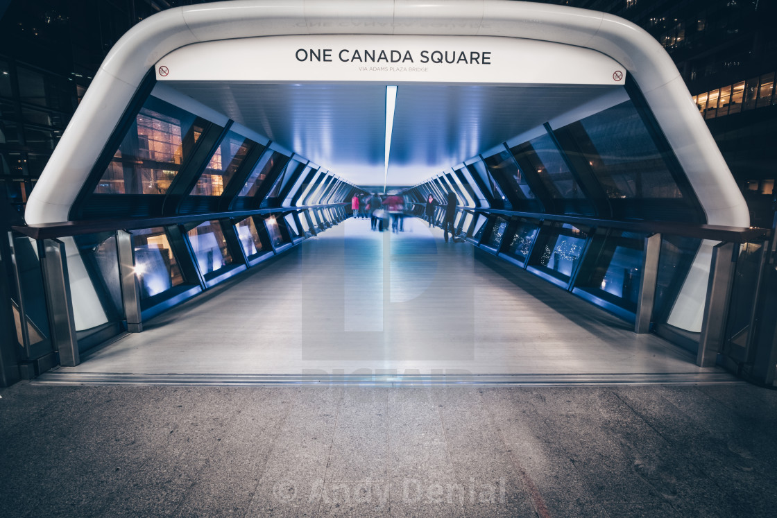 "One Canada Square" stock image