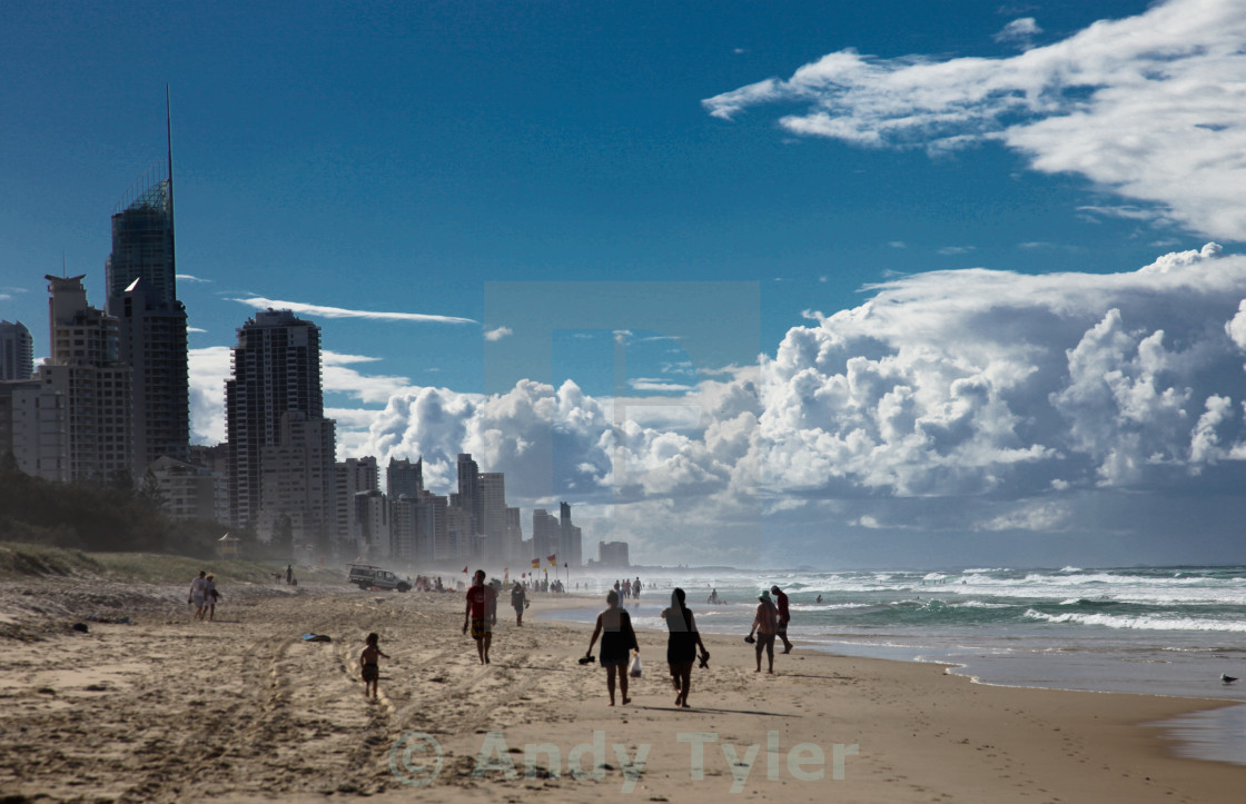 "City-beach-scape" stock image