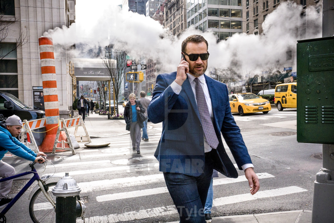 "New York Street Scene" stock image