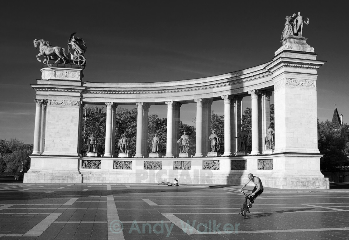 "Heroes' Square" stock image