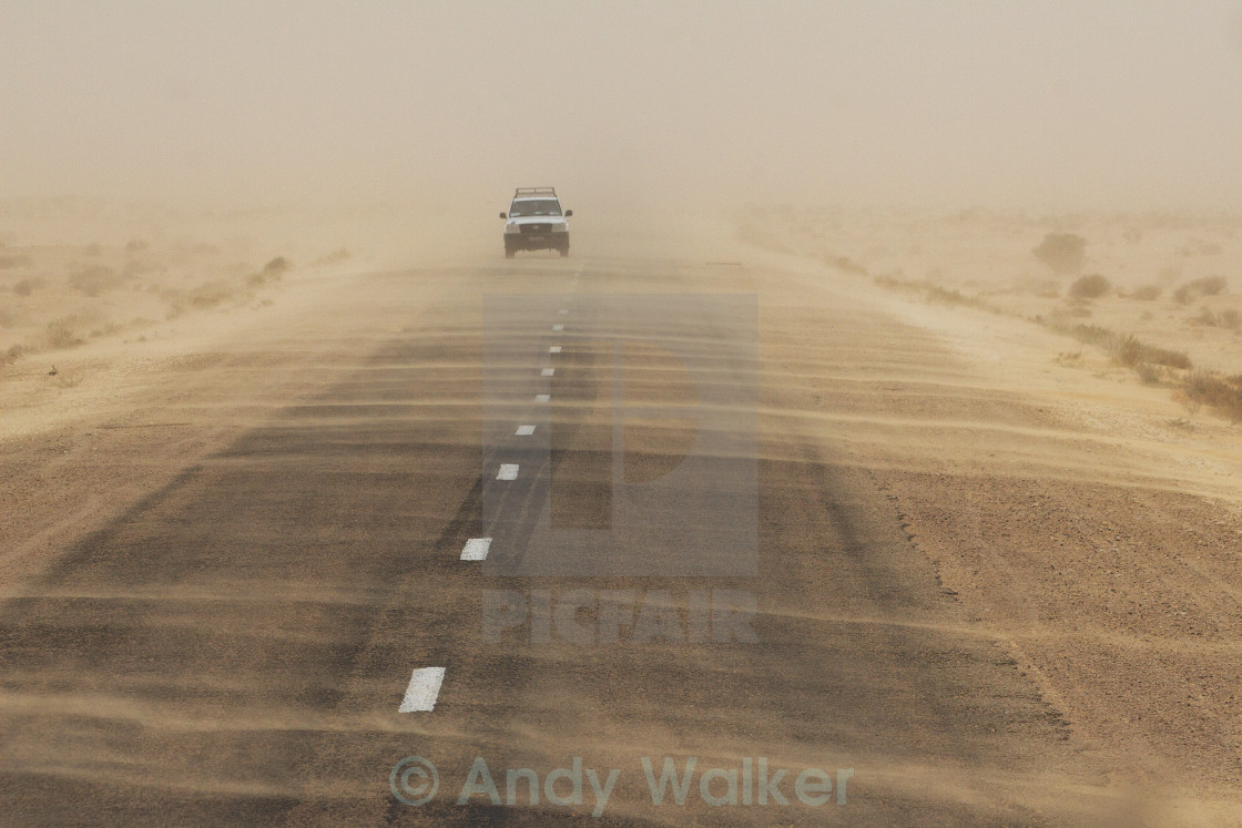 "Sahara Sandstorm" stock image