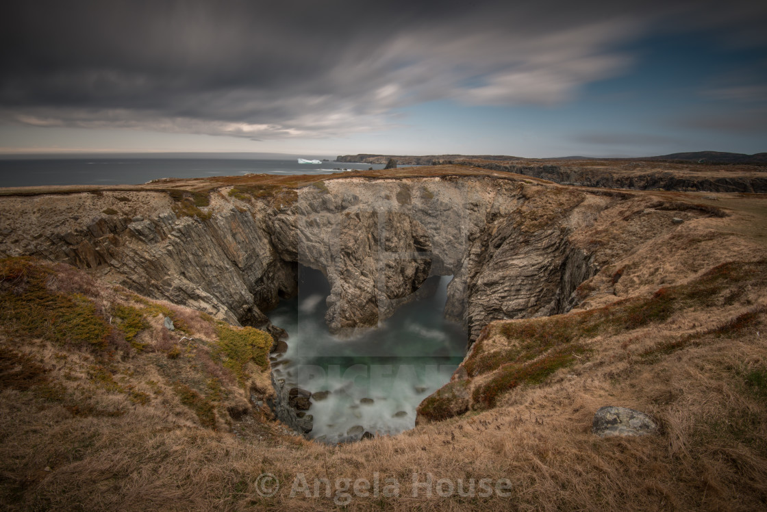 "The Dungeon, Bonavista , Newfoundland" stock image