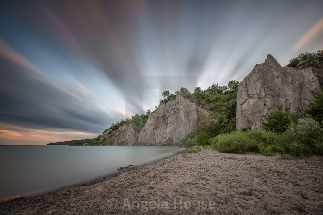 "Scarborough Bluffs" stock image