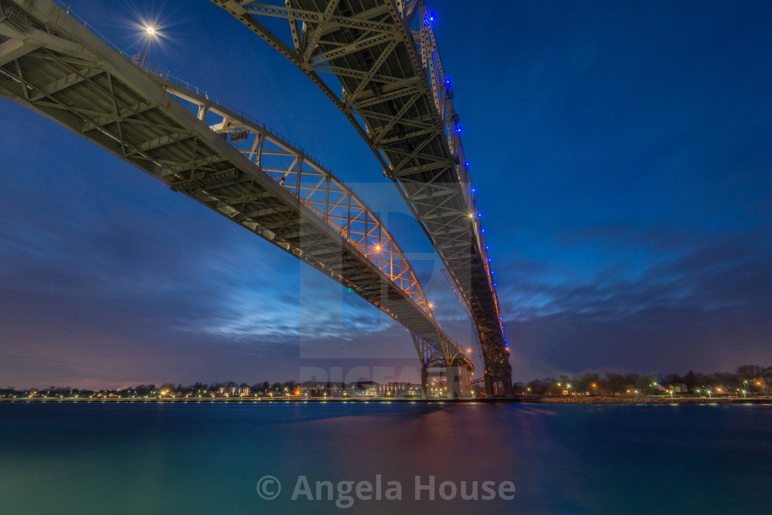 "Blue Water Bridge - 1" stock image