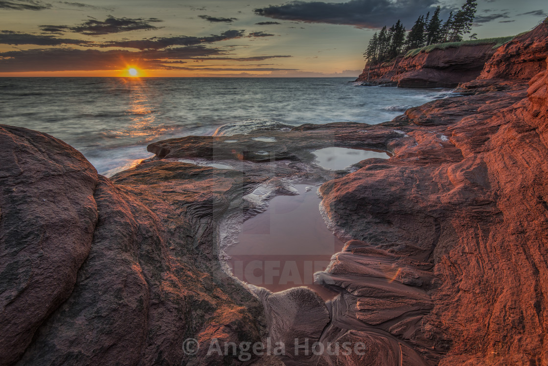 "Seacow Head, PEI" stock image