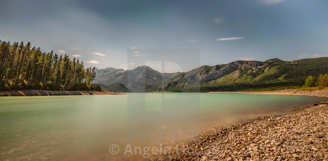 "Barrier Lake, Alberta" stock image