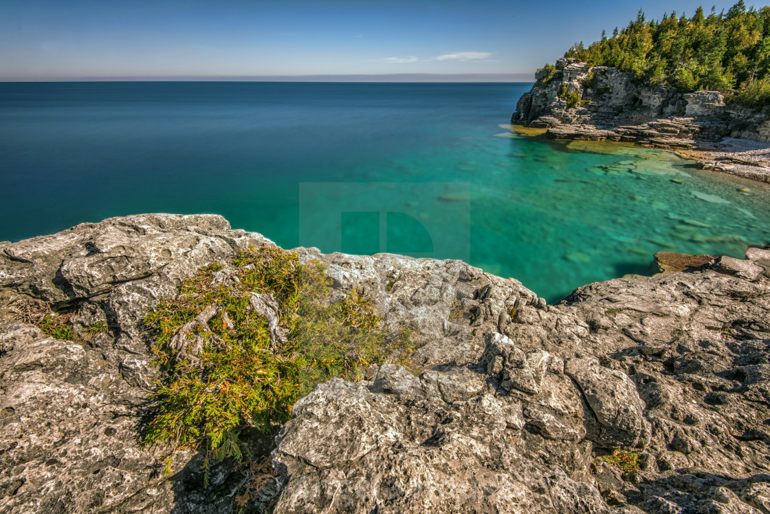 "Indian Head Cove, Bruce Peninsula Provincial Park, Tobermory Ontario" stock image