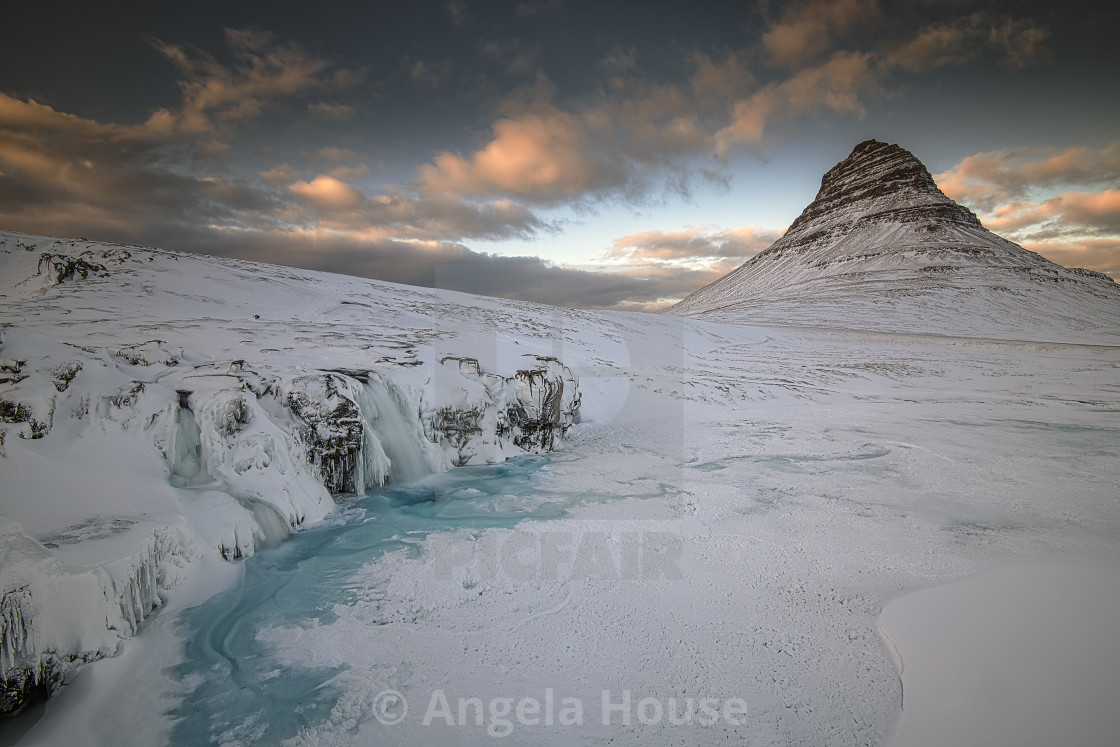 "Kirkjufell Mountain, Iceland" stock image