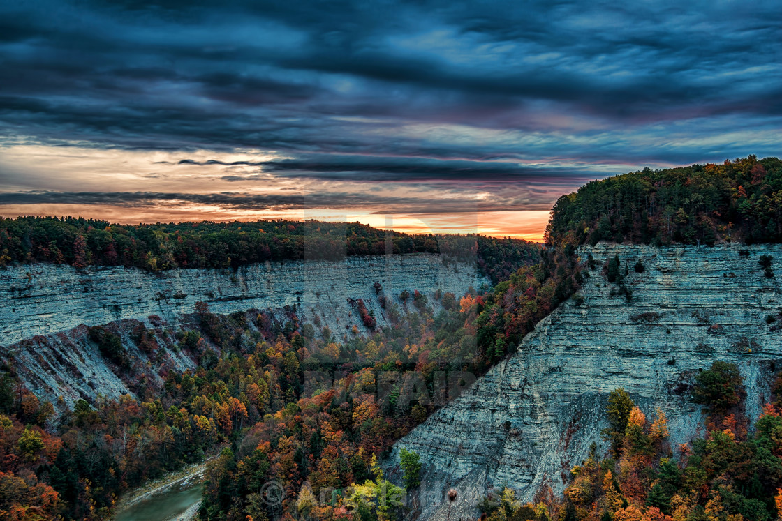 "Letchworth State Park, New York" stock image