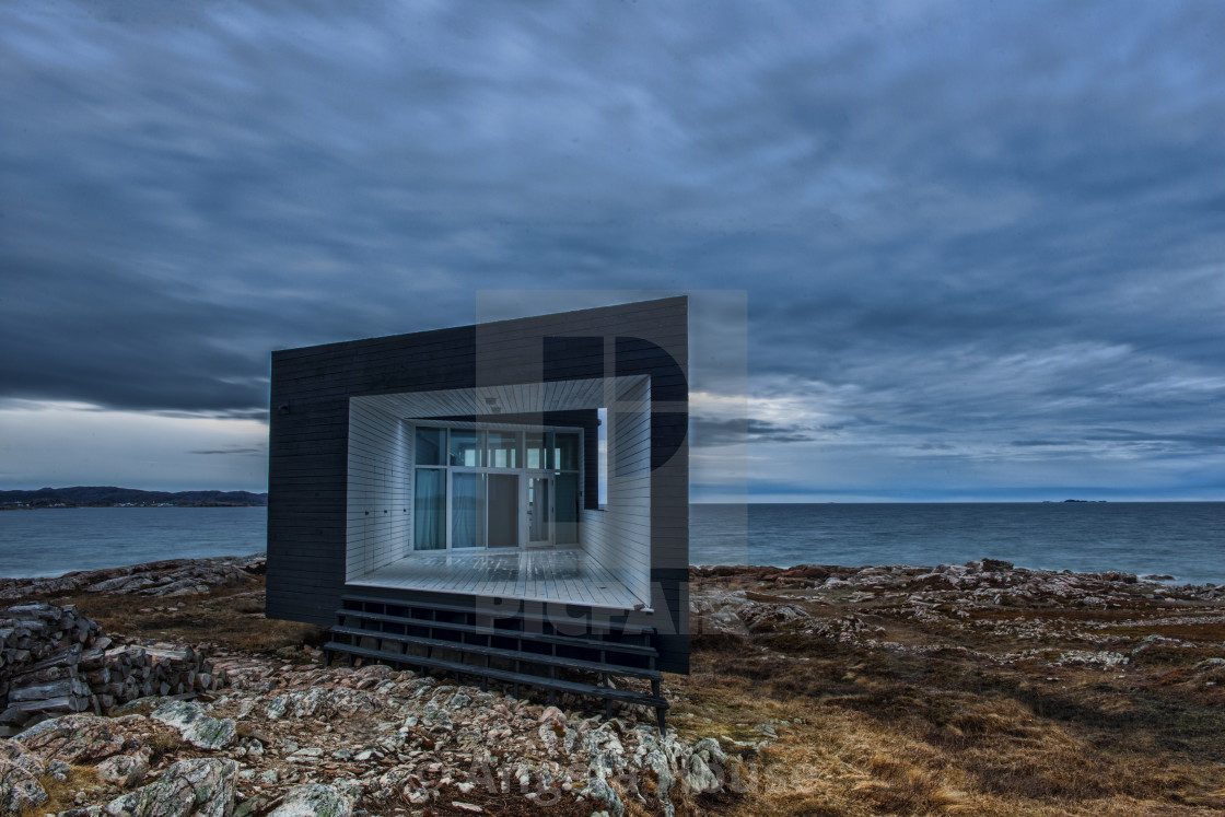 "Long Studio on Fogo Island" stock image