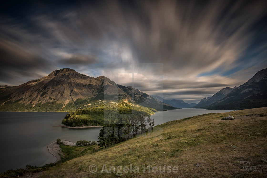 "Waterton Lakes National Park, Alberta" stock image