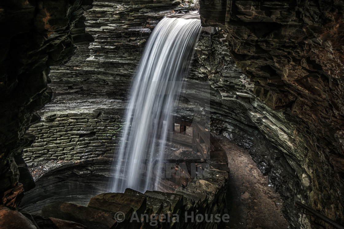 "Watkins Glen State Park, NY" stock image