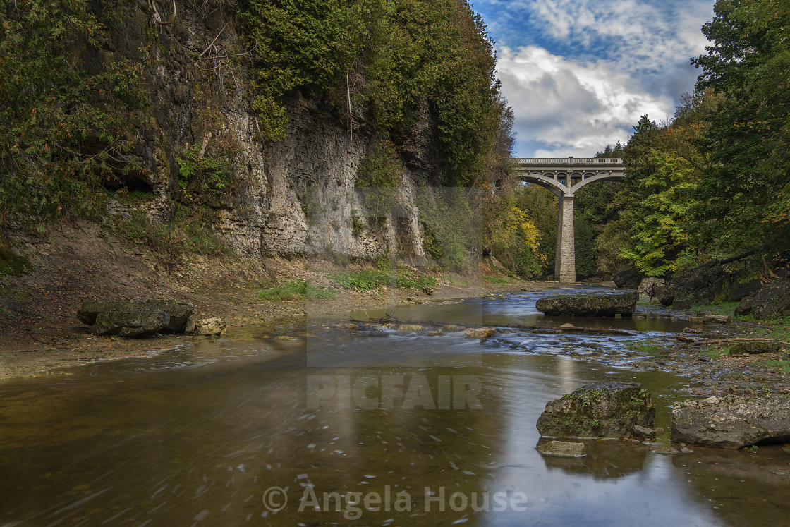 "Elora Gorge" stock image